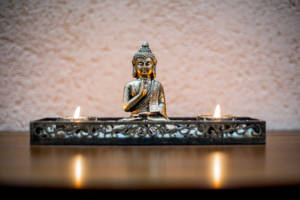 budha-gyertyaval